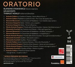 Oratorio: Sacred Pieces By Scarlatti Porpora Bononcini Gasparini