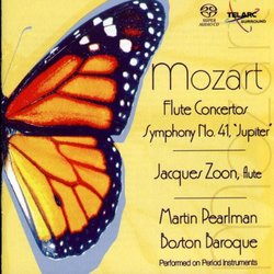 Mozart Flute Concertos & Symphony 41 "Jupiter" / Pearlman, Zoon, Boston Baroque (Multichannel Hybrid SACD