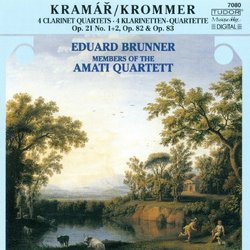 Krommer: 4 Clarinet Quartets