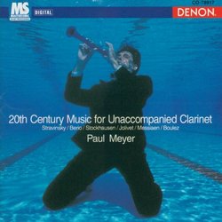 20th Century Music for Unaccompanied Clarinet