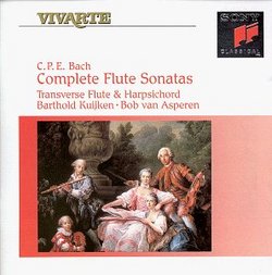C.P.E. Bach: Complete Flute Sonatas - Barthold Kuijken / Bob van Asperen