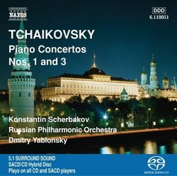 Tchaikovsky: Piano Concertos Nos. 1 & 3 [Hybrid SACD]