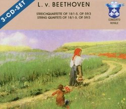 String Quartets 1-5 Op.18 3 Op.