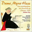 Myra Hess: Live Recordings From University of Illinois, Volume 2
