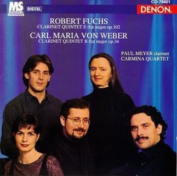 Fuchs/Weber:  Clarinet Quintets