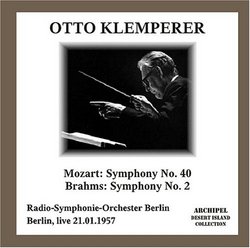 Mozart: Symphony No. 40; Brahms: Symphony No. 2