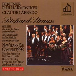 Richard Strauss ~ New Year's Eve Concert Berlin 1992 / Argerich, Fleming, Battle, Abbado