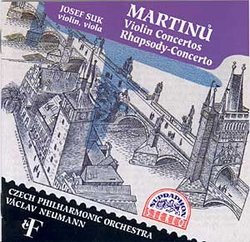 Martinu: Violin Concertos / Rhapsody-Concerto