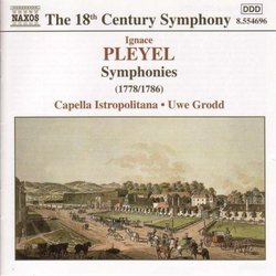 Pleyel: Symphonies (1778-1786)