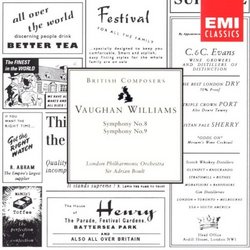 Vaughan Williams: Symphonies 8 & 9