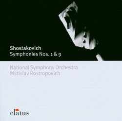Dmitri Shostakovich: Symphonies Nos. 1 & 9