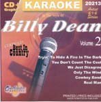 Chartbuster Karaoke: Billy Dean, Vol. 2
