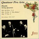 Haydn: String Quartets, Opp. 64/3, 64/4, 74/3 "The Rider", 77/2