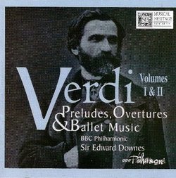 Verdi Preludes, Overtures and Ballet Music Vols. 1 & 2