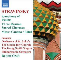 Stravinsky: Symphony of Psalms