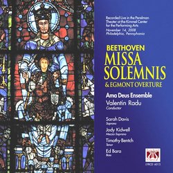 Beethoven: Missa Solemnis And Egmont Overture