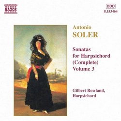 Soler: Sonatas for Harpsichord (Complete), Vol. 3