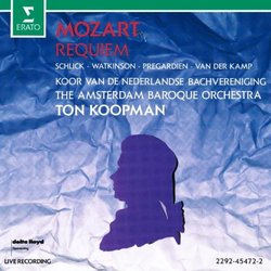 Mozart - Requiem / Schlick · Watkinson · Prégardien · van der Kamp · ABO · Koopman