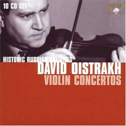 David Oistrakh - Historic Russian Archives: Violin Concertos