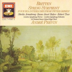 Britten: Spring Symphony / 4 Sea Interludes (LSO/Previn)