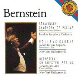Stravinsky: Symphony of Psalms / Poulenc: Gloria / Bernstein: Chichester Psalms