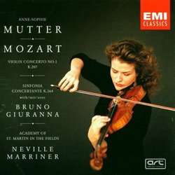 Mozart: Violin Con. No. 1 in B flat, Sinfonia Concertante in E flat, Adagio in E
