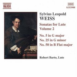 Weiss: Sonatas for Lute, Volume 2