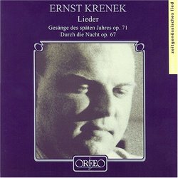 Ernst Krenek: Lieder