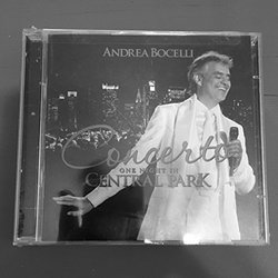 ANDREA BOCELLI Concerto ONE NIGHT IN CENTRAL PARK CD/DVD 17 Songs Plus 2 Bonus and FULL CONCERT DVD with Addtional Bonus Footage
