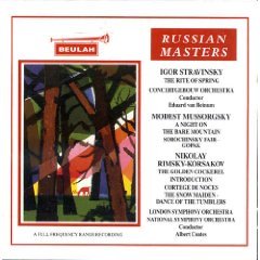 Russian Masters (Stravinsky: The Rite of Spring; Mussorgsky: A Night on The Bare Mountain; Sorochinsky Fair-Gopak; Rimsky-Korsakov: The Golden Cockerel)