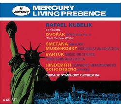 Rafael Kubelik conducts Dvorák, Smetana, Mussorgsky, Bartók, Hindemith, Schoenberg