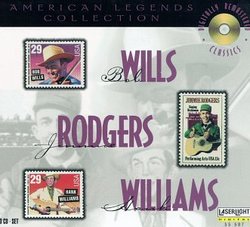 American Legends Collection:  Rodgers, Williams, Wills   [3-CD BOX SET]