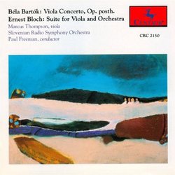 Bartok/Bloch:Viola Cto./Suite