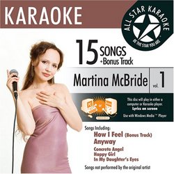 ASK-1549 Country Karaoke; Martina McBride Greatest Hits Vol. 1