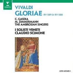 Vivaldi: Gloriae RV 588 & RV 589 / Scimone, I Solisti Veneti