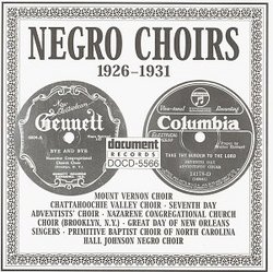 Negro Choirs