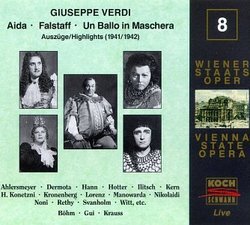 Vienna State Opera Live Volume 8: Verdi
