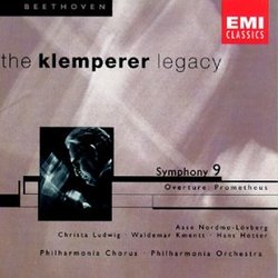 Klemperer Legacy - Beethoven: Symphony no. 9, Prometheus Overture / Ludwig, Hotter, Philharmonia Chorus & Orchestra, et al