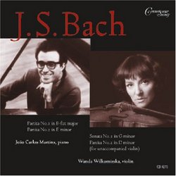 J.S. Bach: Partita No. 1 in B-flat major; Partita No. 2 in E minor; Sonata No. 1 in G minor