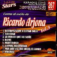 Karaoke: Ricardo Arjona 3 - Latin Stars Karaoke