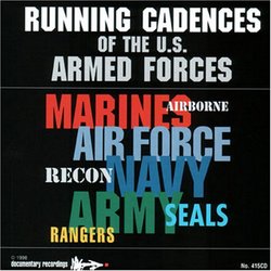 Running Cadences of the Us Armed Forces