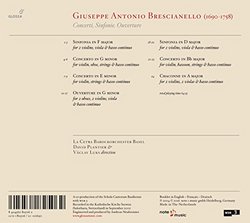 Giuseppe Antonio Brescianello: Concerti, Sinfonie & Ouverture