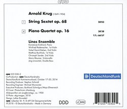 Krug: String Sextet; Piano Quartet