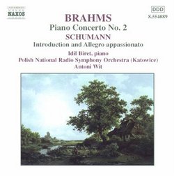 Brahms: Piano Concerto No. 2; Schumann: Introduction & Allegro appassionato