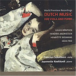 Dutch Music for Viola and Piano