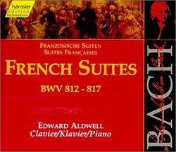 Bach: French Suites Nos 1-6, BWV 812-817 (Edition Bachakademie Vol 114) /Aldwell (piano)