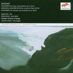 Mozart: Oboe Concerto K. 314; Sinfonia Concertante K. 297b; Clarinet Concerto K. 622