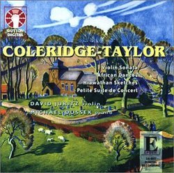 Samuel Coleridge-Taylor: Music for Violin & Piano