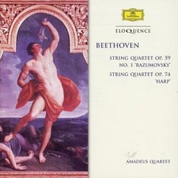 Beethoven: String Quartets Opp. 59 "Razumovsky" & 74 "Harp" [Argentina]