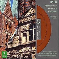 Bach: 3 Sonatas pour violoncelle et clavecin